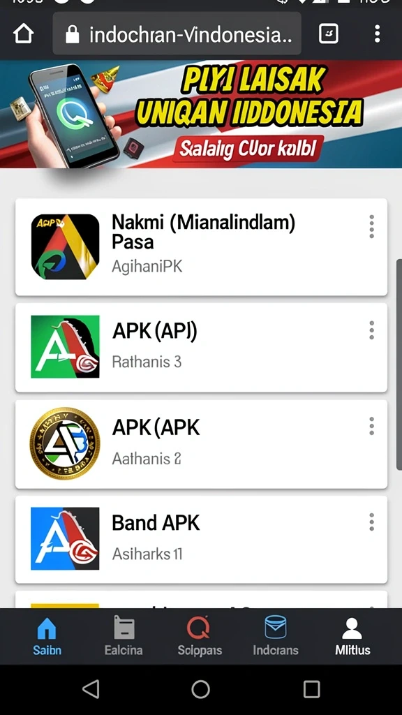 Pratinjau antarmuka Review Aplikasi rvip3 di mpoid